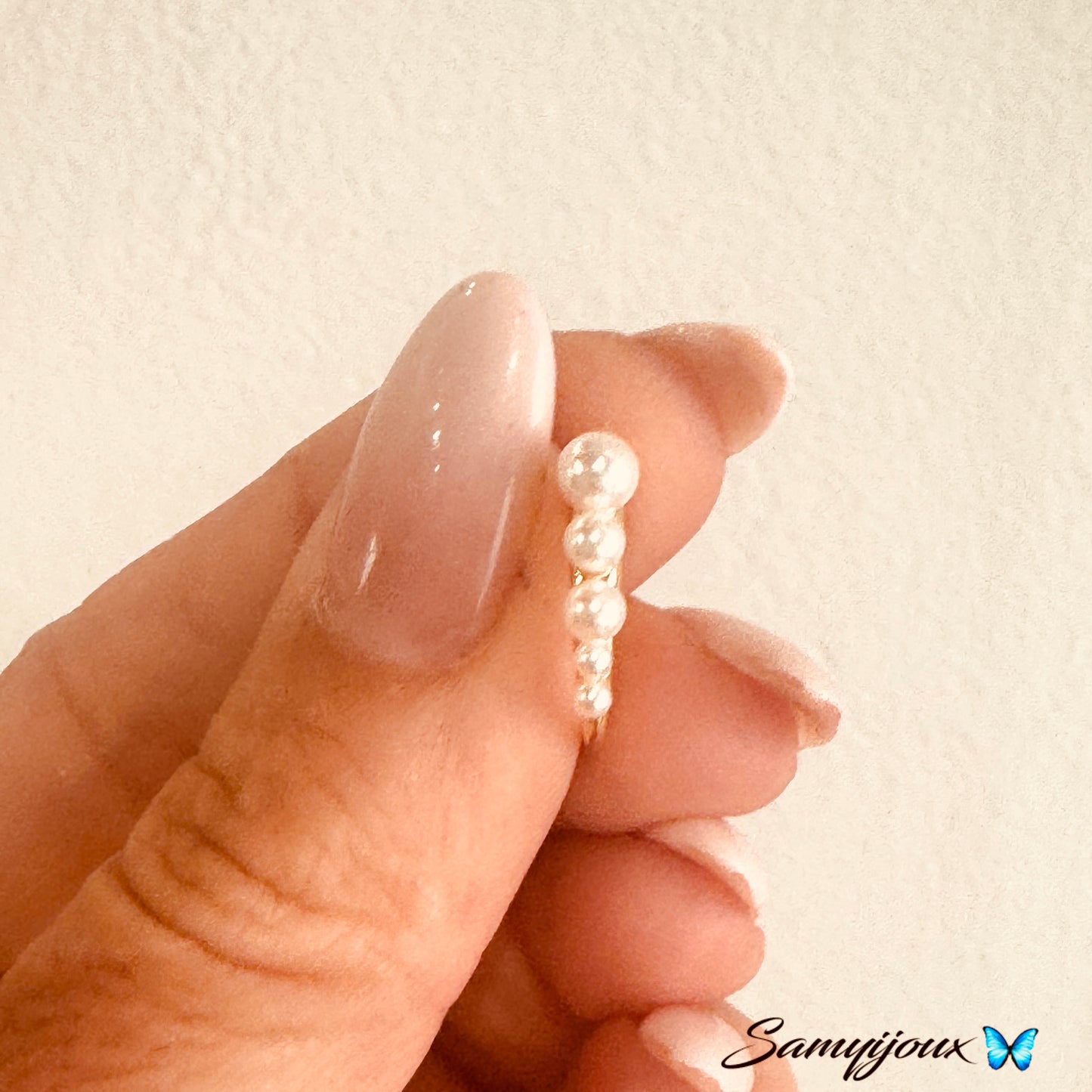 Earcuff con perle Degradè - by Samyijoux