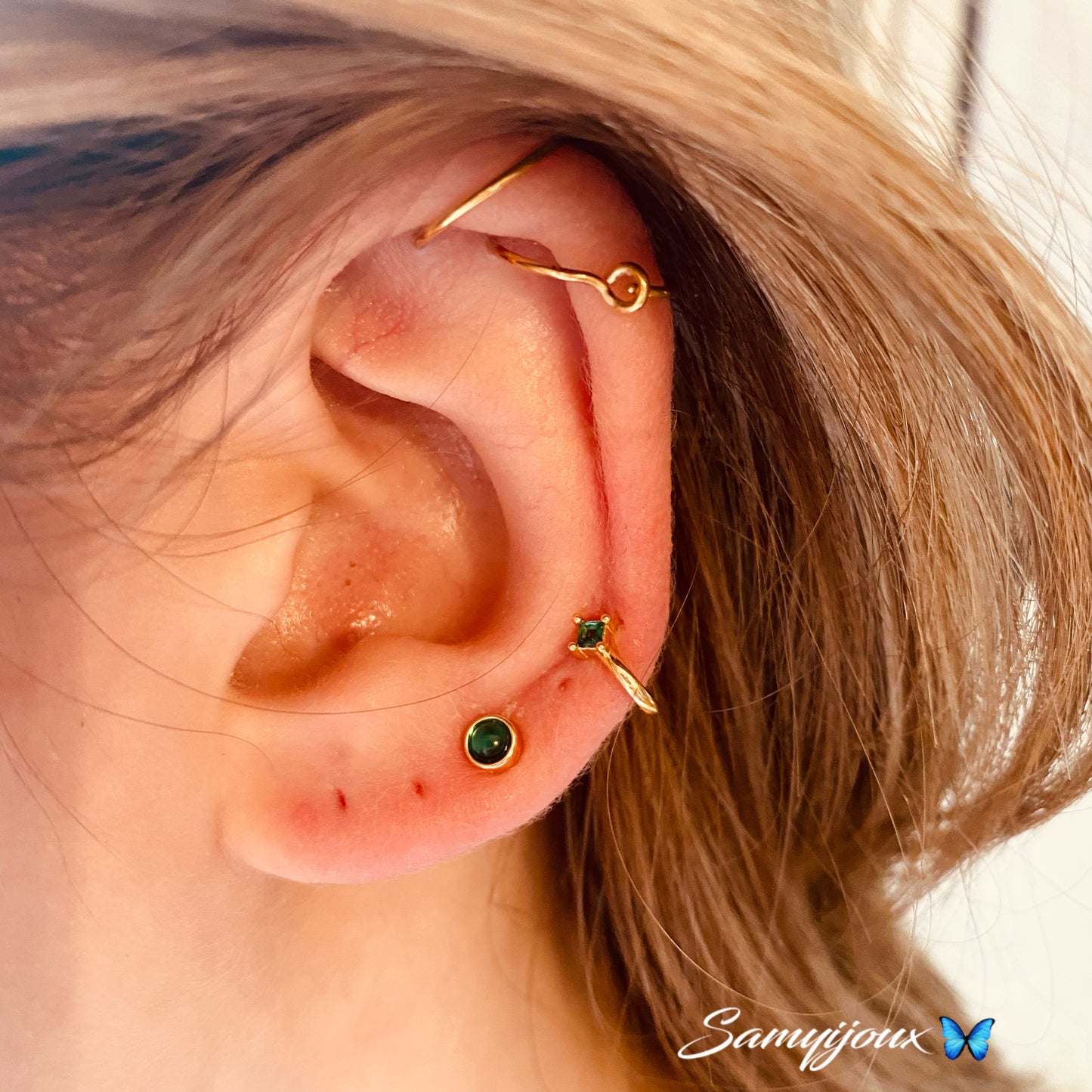 Monorecchino con earcuff incorporato - by Samyijoux